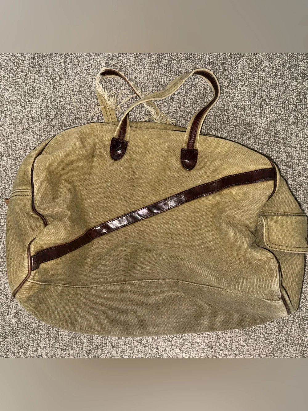 RALPH LAUREN RUGBY canvas duffel weekender